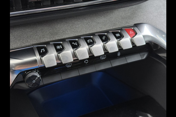 Peugeot 5008 131PK GT 7-Persoons Adap.Cruise 360°Camera 3D-Navi Ecc Apple Carplay Android Auto Keyless Black Pack Pdc Regen-Lichtsensor Privacy Glas Lmv Full-Led Isofix DAB Bluetooth Lane Assist Dodehoekdetectie 1e Eigenaar Dealeronderhouden Origineel Nederlandse Auto