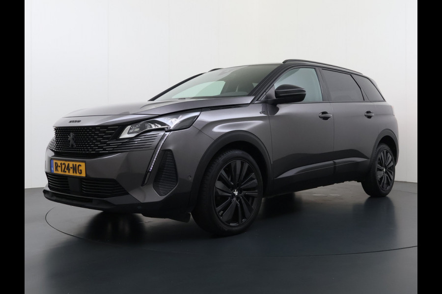 Peugeot 5008 131PK GT 7-Persoons Adap.Cruise 360°Camera 3D-Navi Ecc Apple Carplay Android Auto Keyless Black Pack Pdc Regen-Lichtsensor Privacy Glas Lmv Full-Led Isofix DAB Bluetooth Lane Assist Dodehoekdetectie 1e Eigenaar Dealeronderhouden Origineel Nederlandse Auto