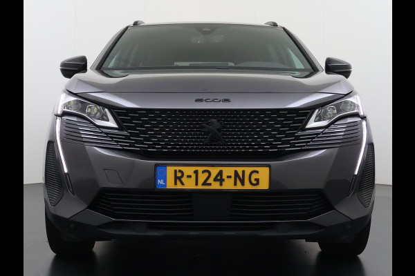 Peugeot 5008 131PK GT 7-Persoons Adap.Cruise 360°Camera 3D-Navi Ecc Apple Carplay Android Auto Keyless Black Pack Pdc Regen-Lichtsensor Privacy Glas Lmv Full-Led Isofix DAB Bluetooth Lane Assist Dodehoekdetectie 1e Eigenaar Dealeronderhouden Origineel Nederlandse Auto