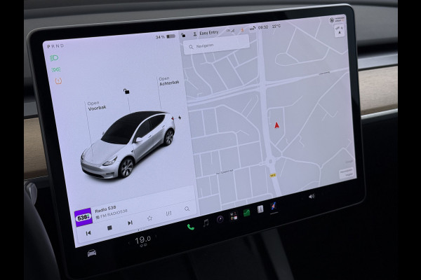 Tesla Model Y Long Range AWD 75kWh 514PK Warmtepomp Stuur+Stoel+Achterbankverwarming Panoramadak Camera's Adap.Cruise Navi Ecc Premium-Audio L Keyless Intel Atom®-Processor Privacy Glas Lmv Matrix Led Dodehoekdetectie
