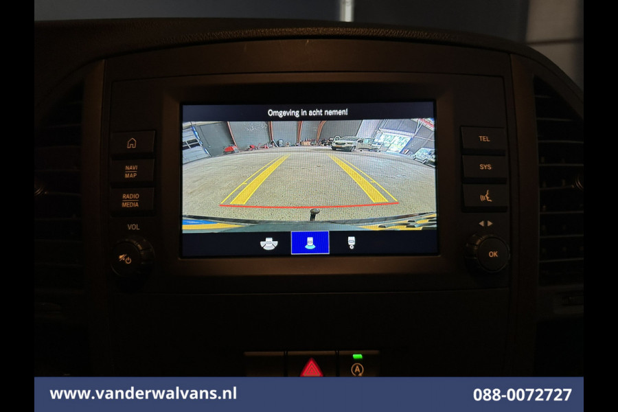 Mercedes-Benz Vito 110 CDI 102pk L2H1 Euro6 Airco | Imperiaal | Camera | Navigatie | Trekhaak | Apple Carplay | Cruisecontrol Android Auto, Parkeersensoren, Bijrijdersbank, Achterklep