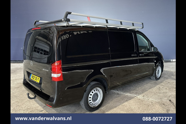 Mercedes-Benz Vito 110 CDI 102pk L2H1 Euro6 Airco | Imperiaal | Camera | Navigatie | Trekhaak | Apple Carplay | Cruisecontrol Android Auto, Parkeersensoren, Bijrijdersbank, Achterklep