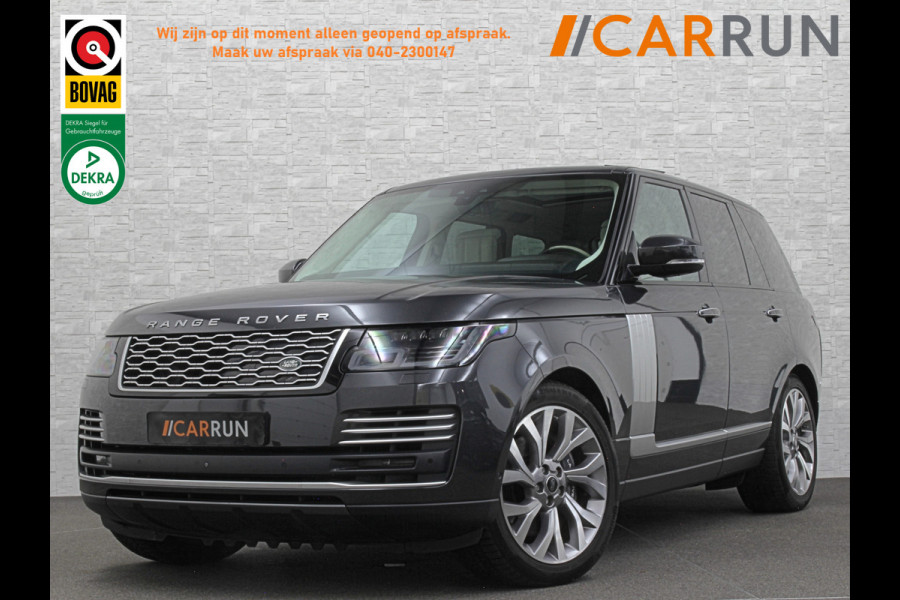 Land Rover Range Rover P400 404pk Hybrid Autobiography | Dealer Onderhouden | Nieuw Accu-Pakket | Panorama | ACC | 360 Camera | 33300,= ex btw | Massage | Stoelventilatie V+A | ISO-Glas | Meridian-Sound | Memory Achter | Alcantara Hemelbekleding | Elektrische Achter-Stoelen | Stoelverwarming V+A | 4-Zone Clima | Keyless-Entry | Luchtvering |