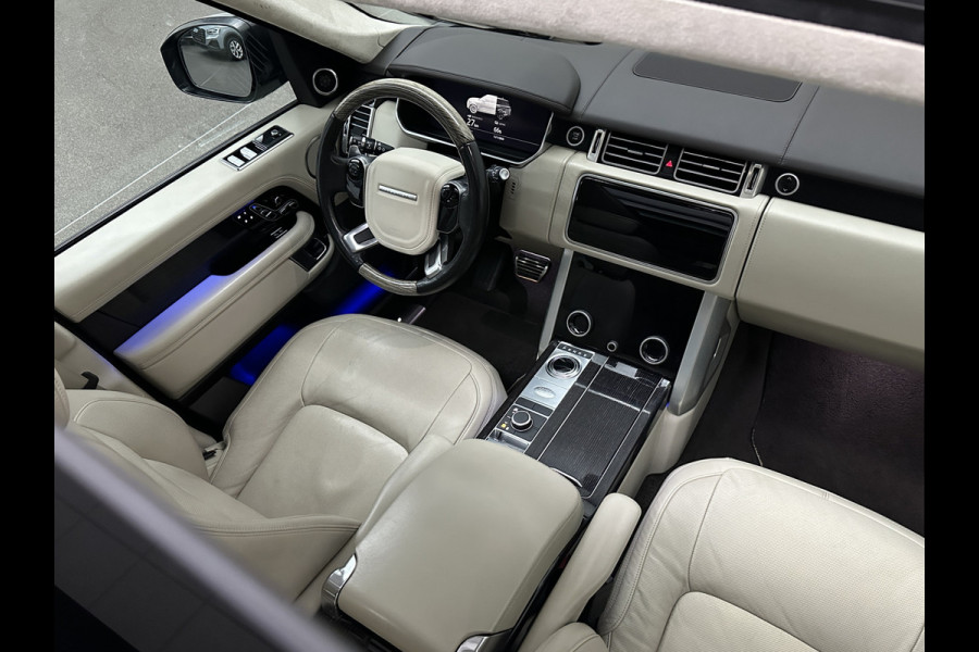 Land Rover Range Rover P400 404pk Hybrid Autobiography | Dealer Onderhouden | Nieuw Accu-Pakket | Panorama | ACC | 360 Camera | 33300,= ex btw | Massage | Stoelventilatie V+A | ISO-Glas | Meridian-Sound | Memory Achter | Alcantara Hemelbekleding | Elektrische Achter-Stoelen | Stoelverwarming V+A | 4-Zone Clima | Keyless-Entry | Luchtvering |