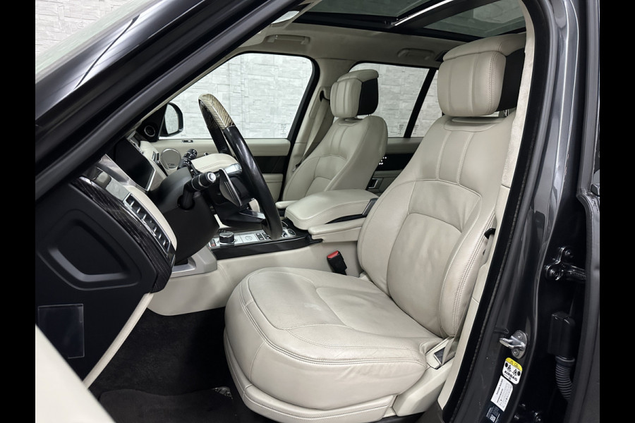 Land Rover Range Rover P400 404pk Hybrid Autobiography | Dealer Onderhouden | Nieuw Accu-Pakket | Panorama | ACC | 360 Camera | 33300,= ex btw | Massage | Stoelventilatie V+A | ISO-Glas | Meridian-Sound | Memory Achter | Alcantara Hemelbekleding | Elektrische Achter-Stoelen | Stoelverwarming V+A | 4-Zone Clima | Keyless-Entry | Luchtvering |