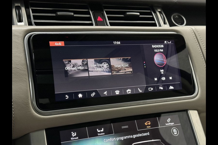 Land Rover Range Rover P400 404pk Hybrid Autobiography | Dealer Onderhouden | Nieuw Accu-Pakket | Panorama | ACC | 360 Camera | 33300,= ex btw | Massage | Stoelventilatie V+A | ISO-Glas | Meridian-Sound | Memory Achter | Alcantara Hemelbekleding | Elektrische Achter-Stoelen | Stoelverwarming V+A | 4-Zone Clima | Keyless-Entry | Luchtvering |