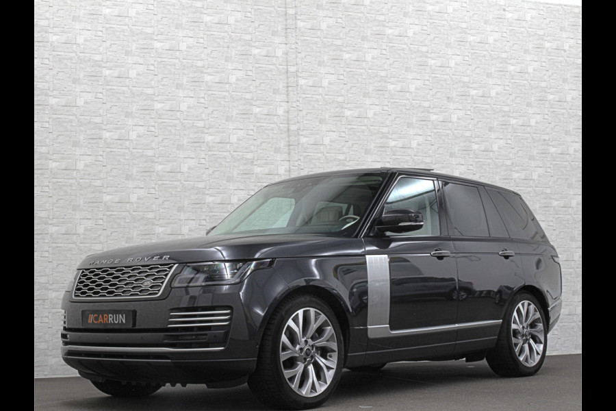 Land Rover Range Rover P400 404pk Hybrid Autobiography | Dealer Onderhouden | Nieuw Accu-Pakket | Panorama | ACC | 360 Camera | 33300,= ex btw | Massage | Stoelventilatie V+A | ISO-Glas | Meridian-Sound | Memory Achter | Alcantara Hemelbekleding | Elektrische Achter-Stoelen | Stoelverwarming V+A | 4-Zone Clima | Keyless-Entry | Luchtvering |