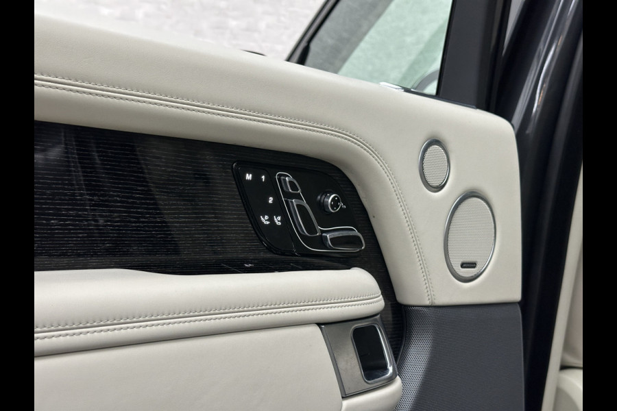 Land Rover Range Rover P400 404pk Hybrid Autobiography | Dealer Onderhouden | Nieuw Accu-Pakket | Panorama | ACC | 360 Camera | 33300,= ex btw | Massage | Stoelventilatie V+A | ISO-Glas | Meridian-Sound | Memory Achter | Alcantara Hemelbekleding | Elektrische Achter-Stoelen | Stoelverwarming V+A | 4-Zone Clima | Keyless-Entry | Luchtvering |