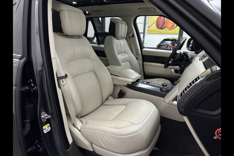 Land Rover Range Rover P400 404pk Hybrid Autobiography | Dealer Onderhouden | Nieuw Accu-Pakket | Panorama | ACC | 360 Camera | 33300,= ex btw | Massage | Stoelventilatie V+A | ISO-Glas | Meridian-Sound | Memory Achter | Alcantara Hemelbekleding | Elektrische Achter-Stoelen | Stoelverwarming V+A | 4-Zone Clima | Keyless-Entry | Luchtvering |