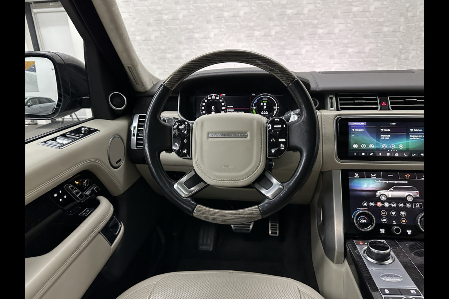 Land Rover Range Rover P400 404pk Hybrid Autobiography | Dealer Onderhouden | Nieuw Accu-Pakket | Panorama | ACC | 360 Camera | 33300,= ex btw | Massage | Stoelventilatie V+A | ISO-Glas | Meridian-Sound | Memory Achter | Alcantara Hemelbekleding | Elektrische Achter-Stoelen | Stoelverwarming V+A | 4-Zone Clima | Keyless-Entry | Luchtvering |
