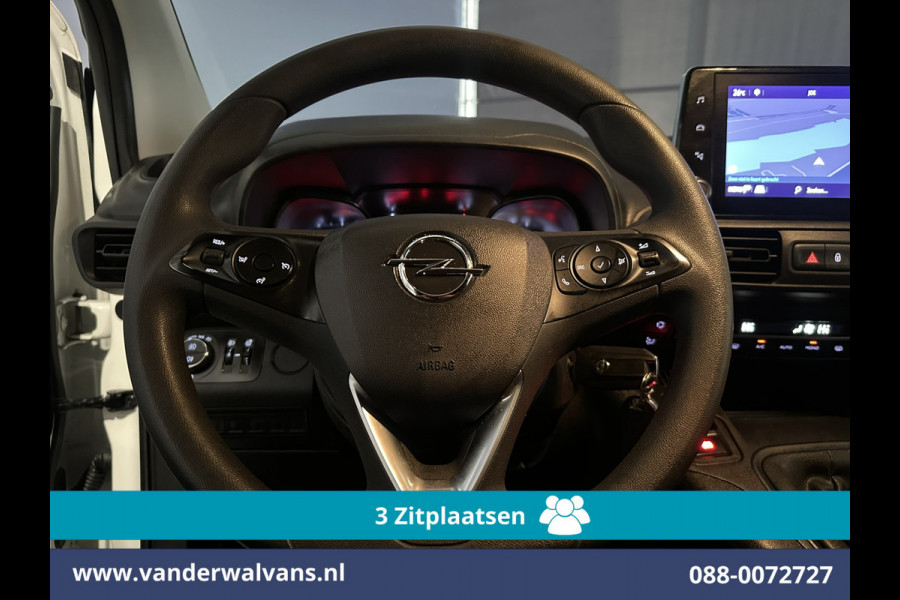 Opel Combo 1.5D 102pk L1H1 Euro6 Airco | 3-Zits | Camera | Navigatie | Apple Carplay | 1500kg Trekhaak | Cruisecontrol Android Auto, Parkeersensoren, Bijrijdersbank