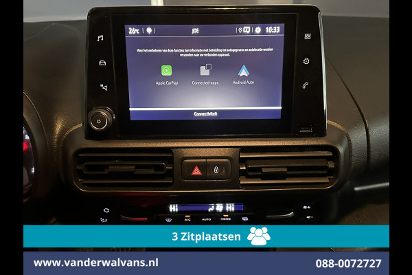Opel Combo 1.5D 102pk L1H1 Euro6 Airco | 3-Zits | Camera | Navigatie | Apple Carplay | 1500kg Trekhaak | Cruisecontrol Android Auto, Parkeersensoren, Bijrijdersbank