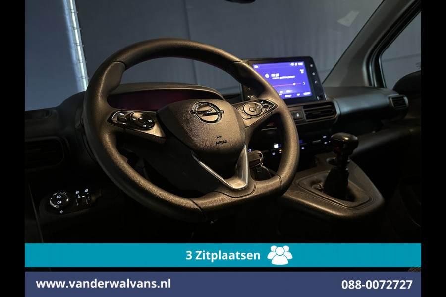 Opel Combo 1.5D 102pk L1H1 Euro6 Airco | 3-Zits | Camera | Navigatie | Apple Carplay | 1500kg Trekhaak | Cruisecontrol Android Auto, Parkeersensoren, Bijrijdersbank
