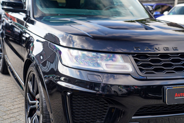 Land Rover Range Rover Sport 5.0 V8 SC SVR | Carbon Package | Kuipstoelen | 576PK | 360 cam | HuD | Stoelkoeling | Carbon Motorkap