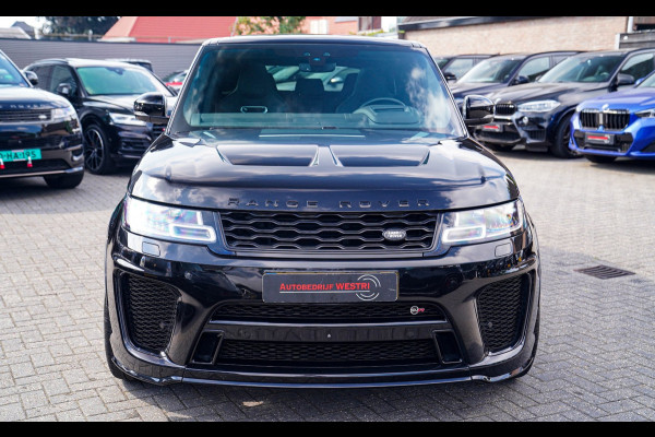 Land Rover Range Rover Sport 5.0 V8 SC SVR | Carbon Package | Kuipstoelen | 576PK | 360 cam | HuD | Stoelkoeling | Carbon Motorkap