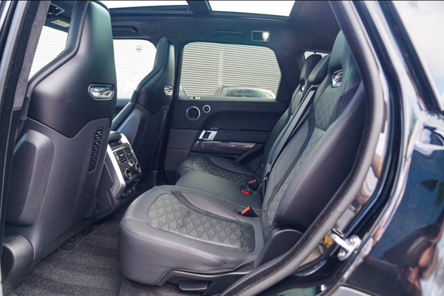 Land Rover Range Rover Sport 5.0 V8 SC SVR | Carbon Package | Kuipstoelen | 576PK | 360 cam | HuD | Stoelkoeling | Carbon Motorkap