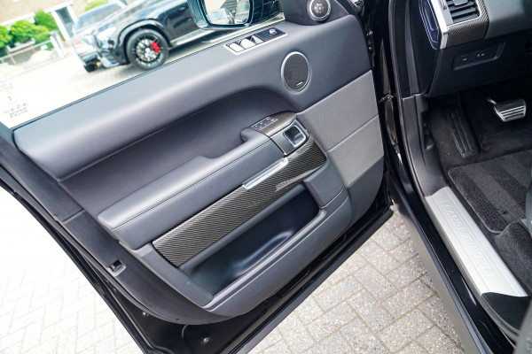 Land Rover Range Rover Sport 5.0 V8 SC SVR | Carbon Package | Kuipstoelen | 576PK | 360 cam | HuD | Stoelkoeling | Carbon Motorkap