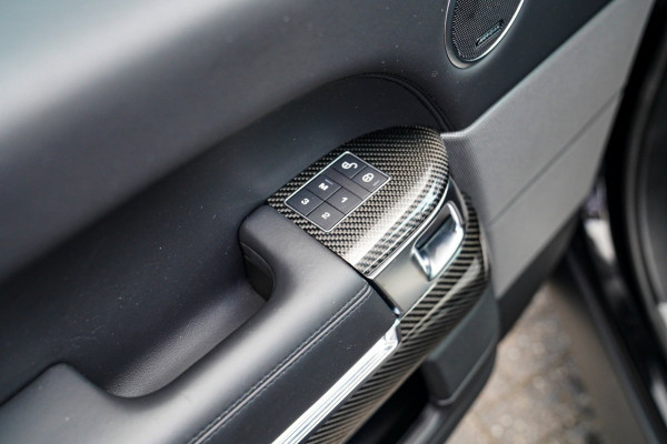Land Rover Range Rover Sport 5.0 V8 SC SVR | Carbon Package | Kuipstoelen | 576PK | 360 cam | HuD | Stoelkoeling | Carbon Motorkap