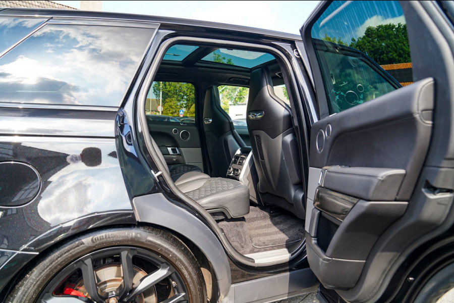 Land Rover Range Rover Sport 5.0 V8 SC SVR | Carbon Package | Kuipstoelen | 576PK | 360 cam | HuD | Stoelkoeling | Carbon Motorkap
