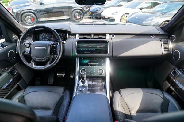 Land Rover Range Rover Sport 5.0 V8 SC SVR | Carbon Package | Kuipstoelen | 576PK | 360 cam | HuD | Stoelkoeling | Carbon Motorkap