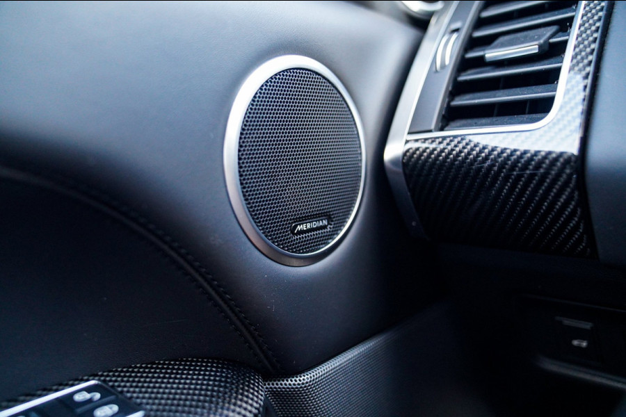 Land Rover Range Rover Sport 5.0 V8 SC SVR | Carbon Package | Kuipstoelen | 576PK | 360 cam | HuD | Stoelkoeling | Carbon Motorkap