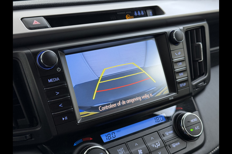 Toyota RAV4 2.5 Hybrid Automaat 197PK Adap.Cruise Stoelverwarming Navi Camera Cruise Control Ecc Bluetooth Pdc Dynamic Keyless Regen-Lichtsensor Lane Assist Lmv Privacy Glas Led