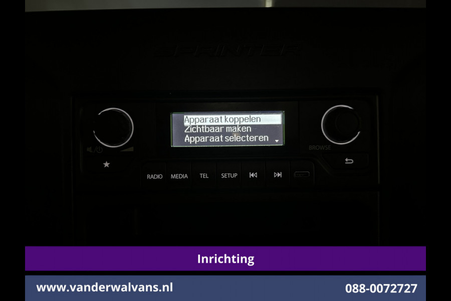 Mercedes-Benz Sprinter 311 CDI Automaat L3H2 *PostNL inrichting* Euro6 Airco | Camera | Schappen Doorloopdeur, 270 Gr. achterdeuren, Sidebars