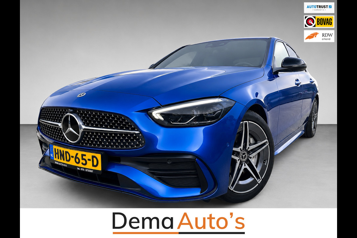 Mercedes-Benz C-Klasse 300 e AMG BLACK-LINE 313PK SOH-TEST/LUCHTVERING/PANO/V-COCKPIT/NAVI/DAB/CARPLAY/CAM///