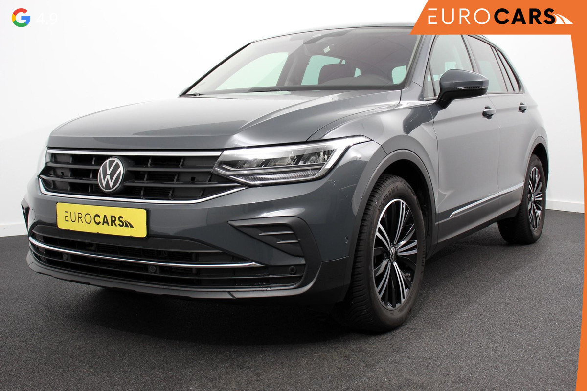 Volkswagen Tiguan 1.5 TSI DSG Active Navigatie App connect Wireless Adaptieve Cruise Control Travel Assist Parkeersensoren Camera Park Assist Stoel- en stuurverwarming Elektrische achterklep Virtual Cockpit