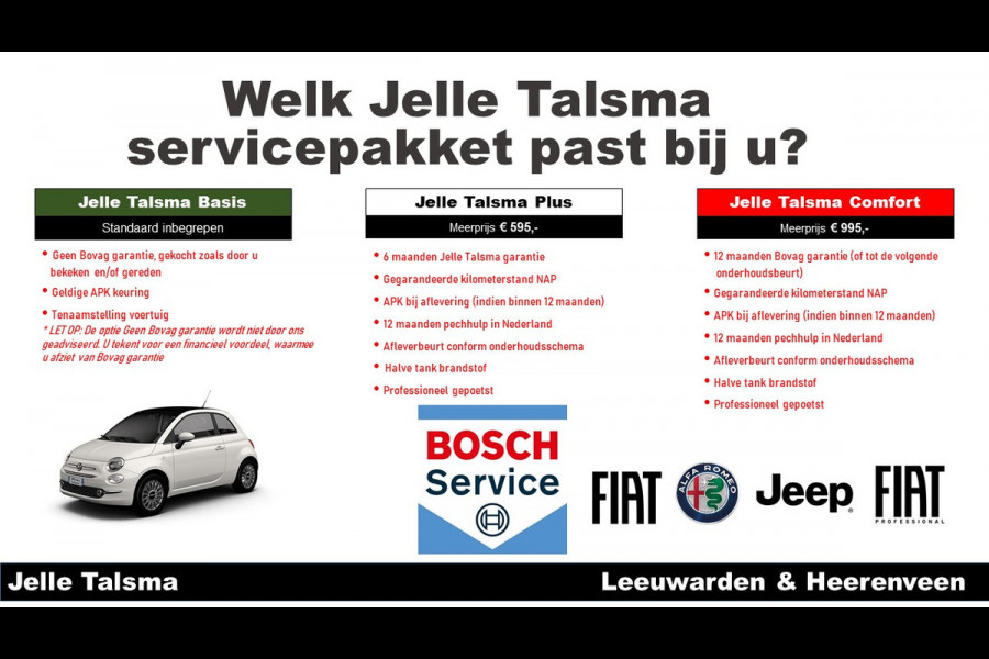 Fiat 500C 1.0 Hybrid Star | Clima | Apple/Android Carplay | 16" velgen