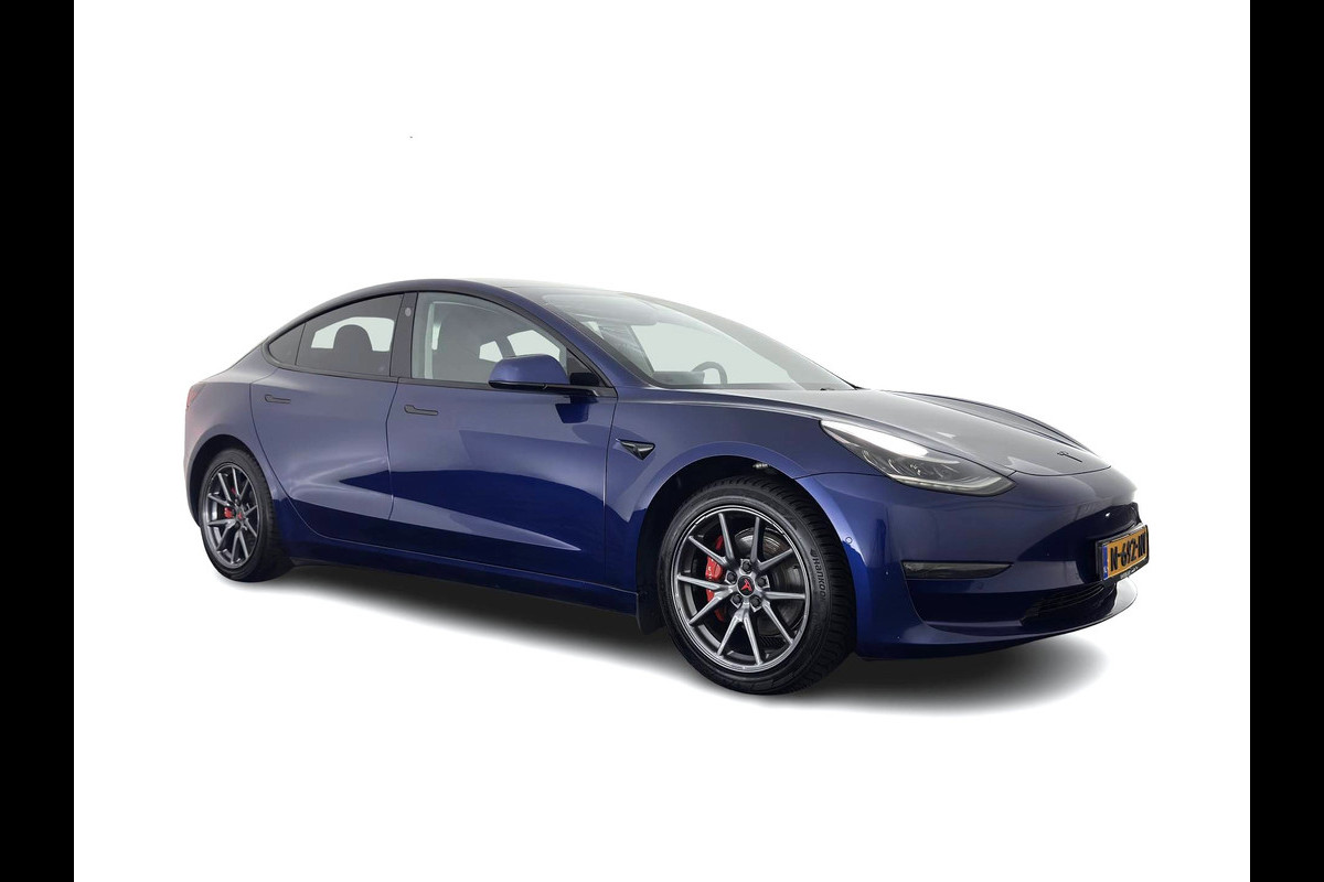 Tesla Model 3 Long Range AWD 75 kWh [3-Fase-17kW ] {SoH-82%} Aut. *PANO | LEATHER | KEYLESS | FULL-LED | MEMORY-PACK | TOPVIEW | DAB | CARPLAY | DIGI-COCKPIT | LANE-ASSIST | HEATED-COMFORTSEATS | AUTOPILOT | TOWBAR | 18"ALU*