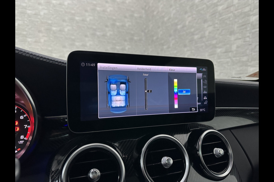 Mercedes-Benz C-Klasse Coupé 63 S AMG | Keramisch | Schaalstoelen | Carbon | AMG Driver's Package | Aero-Pakket | Panorama | Burmester | 12 maanden Bovag Garantie | Multi-Beam LED | Memory | ACC | Rij-Assistentie Pakket | Keyless-Go | Sfeerverlichting | Carplay | Rijklaarprijs.