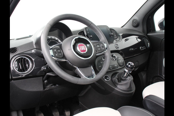Fiat 500 1.0 Hybrid Dolcevita Panoramadak Navigatie Apple Carplay Android Auto Cruise control Climate Control Lichtmetalen Velgen