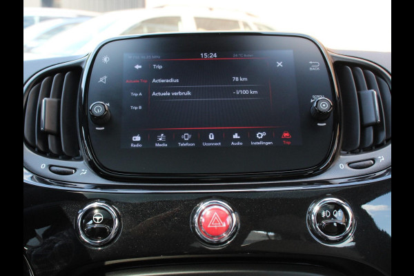 Fiat 500 1.0 Hybrid Dolcevita Panoramadak Navigatie Apple Carplay Android Auto Cruise control Climate Control Lichtmetalen Velgen