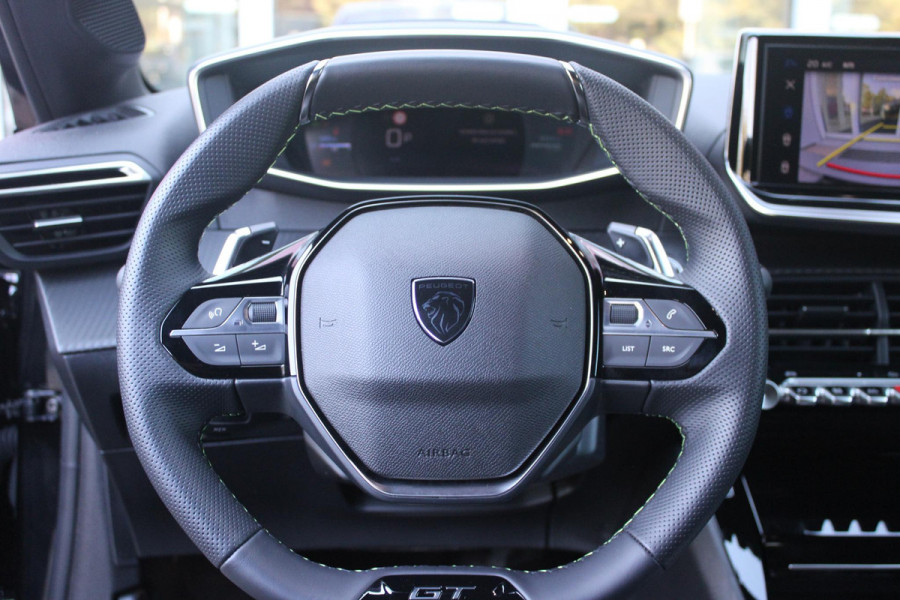 Peugeot 208 1.2 Hybrid 145PK AUTOMAAT GT PACK | DRAADLOZE APPLE CARPLAY/ANDROID AUTO | 17" LICHTMETALEN VELGEN | DRAADLOZE TELEFOONLADER | ACHTERUITRIJ CAMERA | CRUISE CONTROL | FULL LED KOPLAMPEN | KEYLESS ENTRY/START | CLIMATE CONTROL | PARKEERSENSOREN VOOR EN ACHTER | GETINTE ACHETRRUITEN |