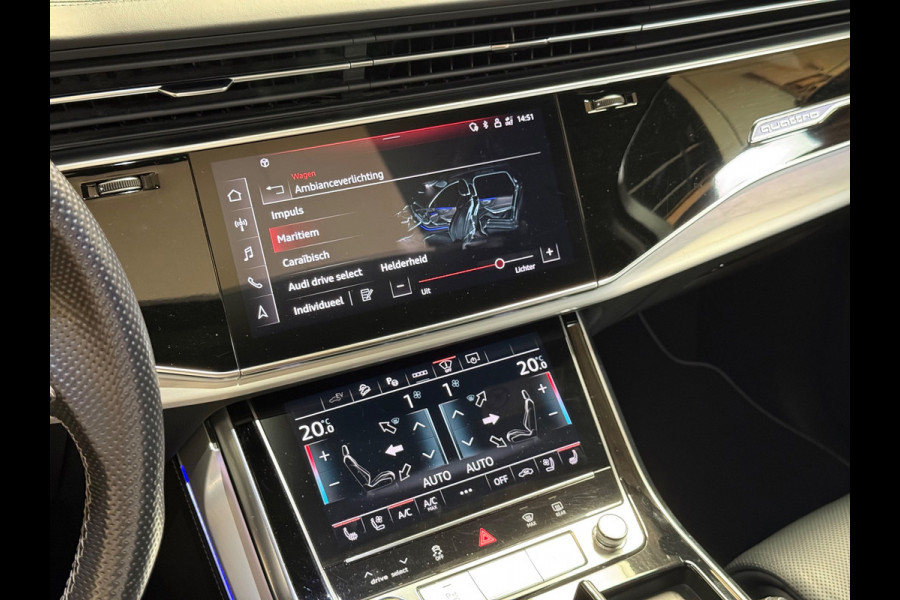 Audi Q7 55 TFSI e quattro Pro Line S | BTW | Pano | Sfeerverlichting | Stoelverwarming/Verkoeling | Carplay | Camera