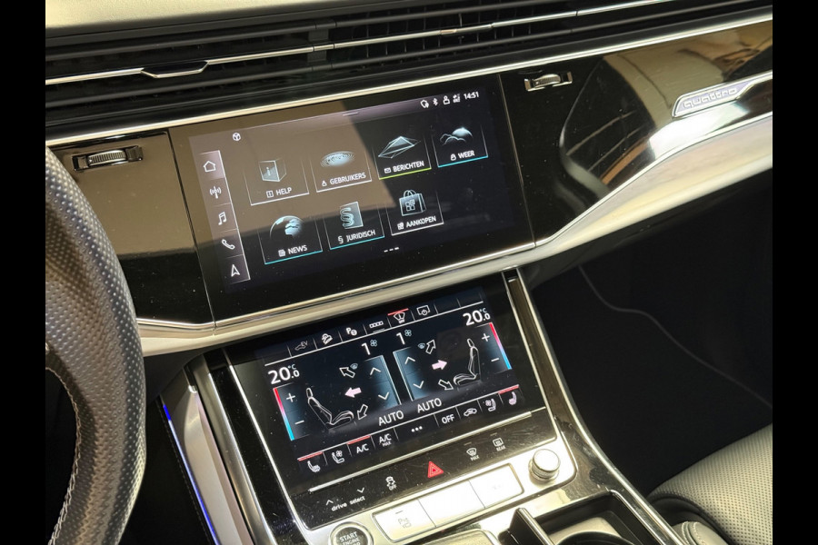 Audi Q7 55 TFSI e quattro Pro Line S | BTW | Pano | Sfeerverlichting | Stoelverwarming/Verkoeling | Carplay | Camera