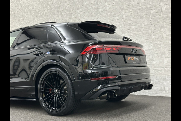 Audi Q8 60e 490pk #RS-Stoelen | 4WS | OLED | Laser-LED | Carbon | Massage | Ventilatie | Valcona Leder+ Pakket | B&O Sound | 23'' | Alcantara hemel | Head-Up | Soft-Close | Panodak | 2x Memory | Trekhaak | Keyless-Entry | Luchtvering | Achterasbesturing | Nw.Pr. 160.000,= | Fabrieksgarantie | Direct rijden.