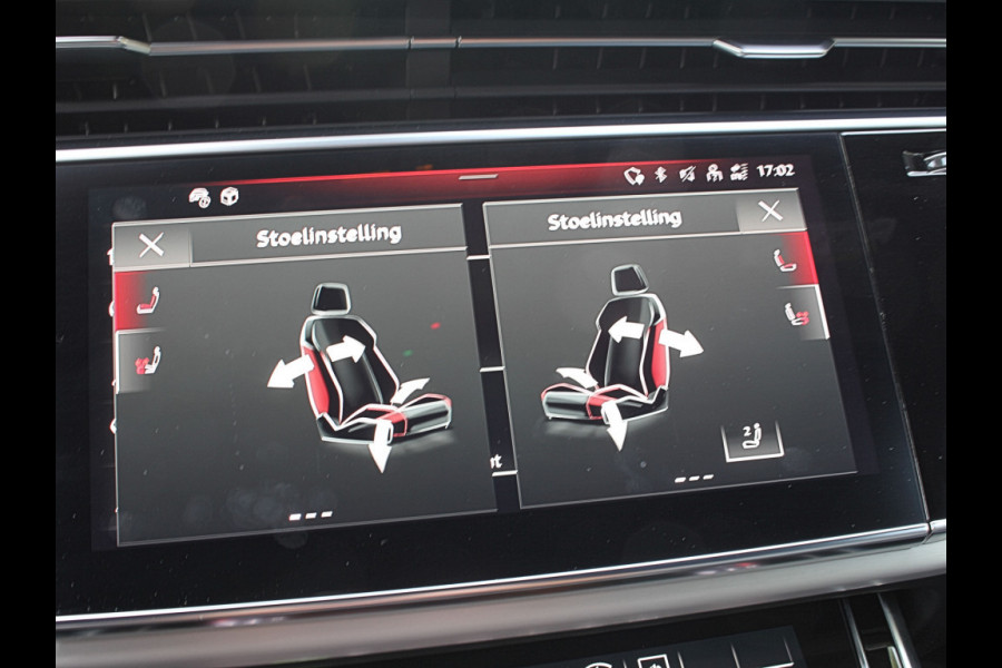 Audi Q8 60e 490pk #RS-Stoelen | 4WS | OLED | Laser-LED | Carbon | Massage | Ventilatie | Valcona Leder+ Pakket | B&O Sound | 23'' | Alcantara hemel | Head-Up | Soft-Close | Panodak | 2x Memory | Trekhaak | Keyless-Entry | Luchtvering | Achterasbesturing | Nw.Pr. 160.000,= | Fabrieksgarantie | Direct rijden.