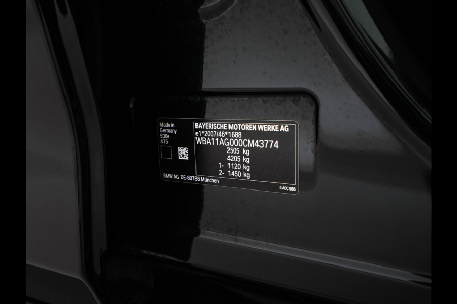 BMW 5 Serie 530e Business Edition Plus (Plug-in) (INCL.BTW) *PANO | HEAD-UP | LEATHER | FULL-LED | MEMORY-PACK | HARMAN/KARDON | BLIND-SPOT | DIGI-COCKPIT | CAMERA | NAVI-FULLMAP | PRIVACY-GLASS | SHIFT-PADDLES | ECC | PDC | 19''ALU*