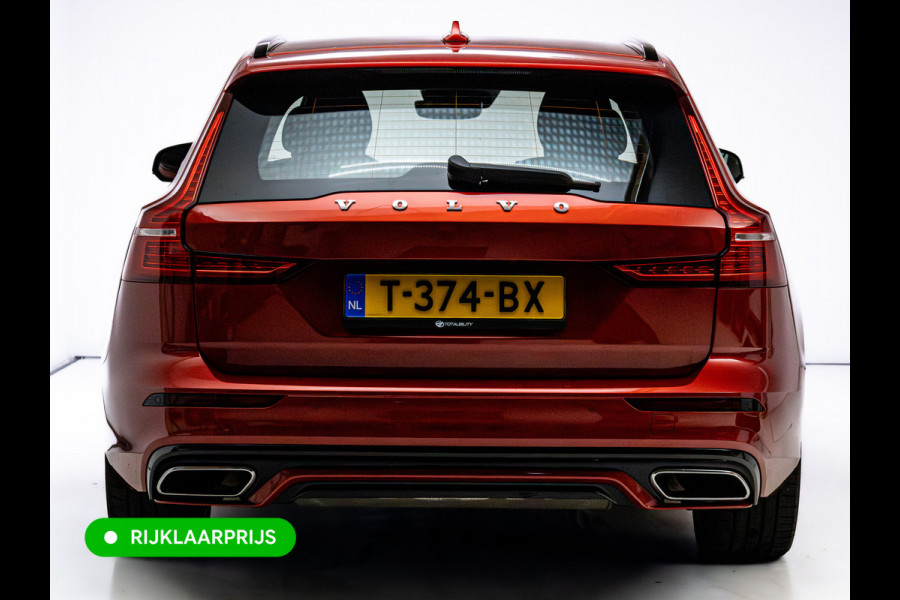 Volvo V60 2.0 T8 Twin Engine AWD R-Design | Stoel-, Stuur- & Achterbank verw. | Elec. trekhaak | 360 Camera | Elec. klep | Pilot assist, All season banden, Led, PDC V+A. Apple Carplay, Android auto