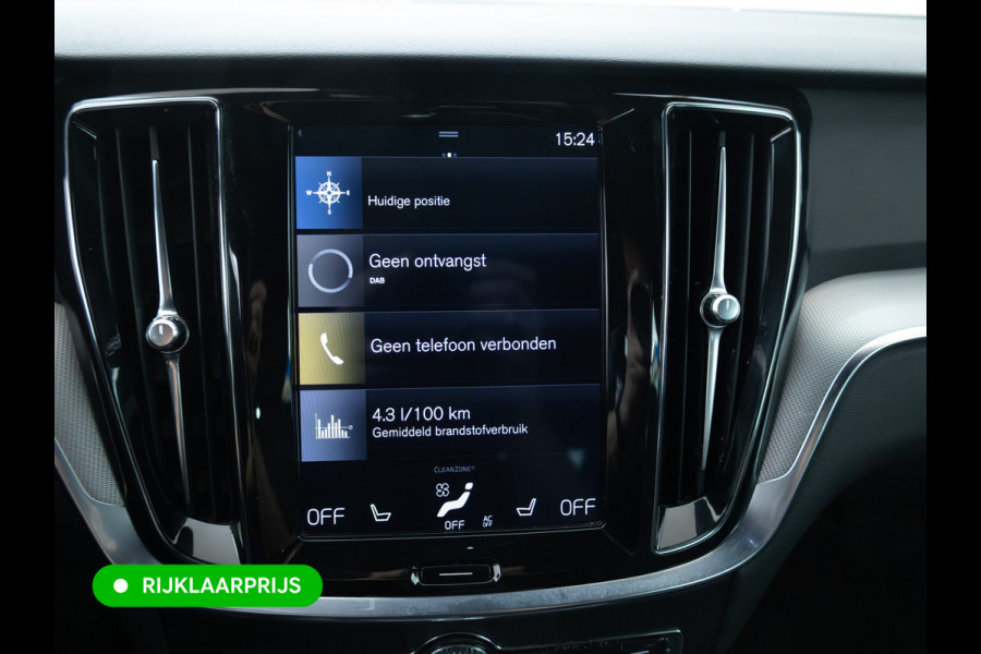 Volvo V60 2.0 T8 Twin Engine AWD R-Design | Stoel-, Stuur- & Achterbank verw. | Elec. trekhaak | 360 Camera | Elec. klep | Pilot assist, All season banden, Led, PDC V+A. Apple Carplay, Android auto