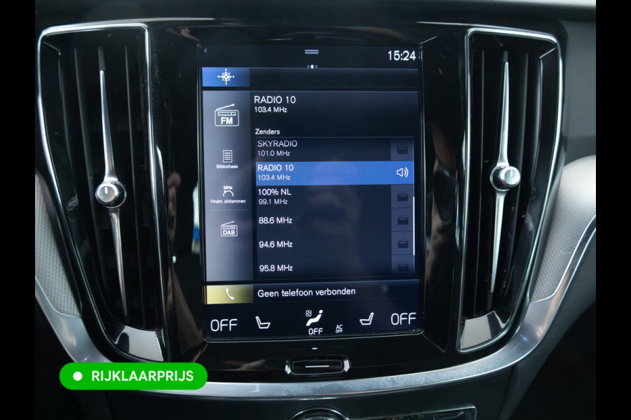 Volvo V60 2.0 T8 Twin Engine AWD R-Design | Stoel-, Stuur- & Achterbank verw. | Elec. trekhaak | 360 Camera | Elec. klep | Pilot assist, All season banden, Led, PDC V+A. Apple Carplay, Android auto