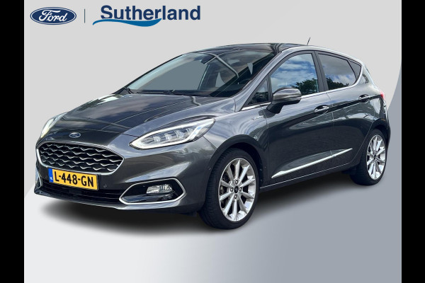 Ford Fiesta Vignale 1.0 EcoBoost 140pk | Panoramadak | Winter Pack | Adaptive cruise control | Led koplampen | Leder | Dodehoek herkenning |