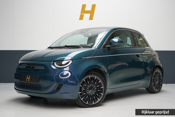 Fiat 500 La Prima 42 kWh | SoH 94,9% | Navigatie | Carplay | Climate control | Cruise control | Lm velgen |
