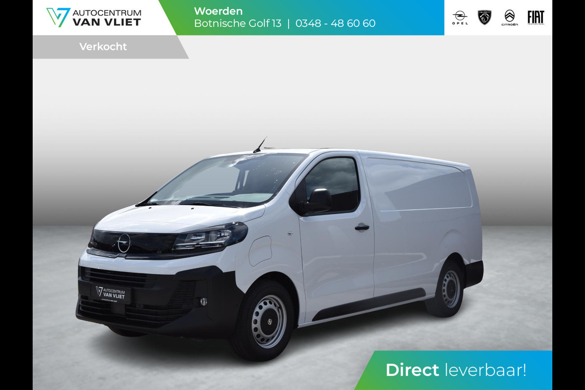 Opel Vivaro Electric L3 75 kWh | tot 8 jaar garantie | laadruimtebetimmering | Dodehoek detectie | navi incl. Apple Carplay | camera | parkeersensoren voor & achter | Comfort scheidingswand | rijklaarprijs |