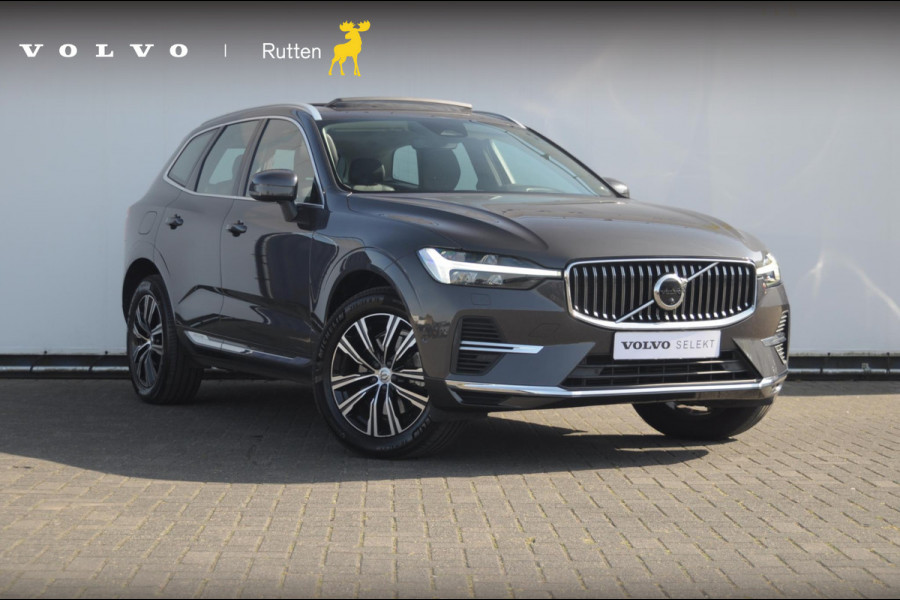 Volvo XC60 T8 390PK Automaat AWD Ultra Bright / Adaptive cruise control / Head-up display / Trekhaak / 360 Camera / Harman Kardon / Panoramadak / Elektrisch bedienbare voorstoelen / Memory seats / Verwarmbare stoelen / Keyless entry /