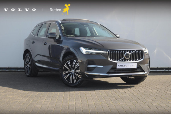 Volvo XC60 T8 390PK Automaat AWD Ultra Bright / Adaptive cruise control / Head-up display / Trekhaak / 360 Camera / Harman Kardon / Panoramadak / Elektrisch bedienbare voorstoelen / Memory seats / Verwarmbare stoelen / Keyless entry /