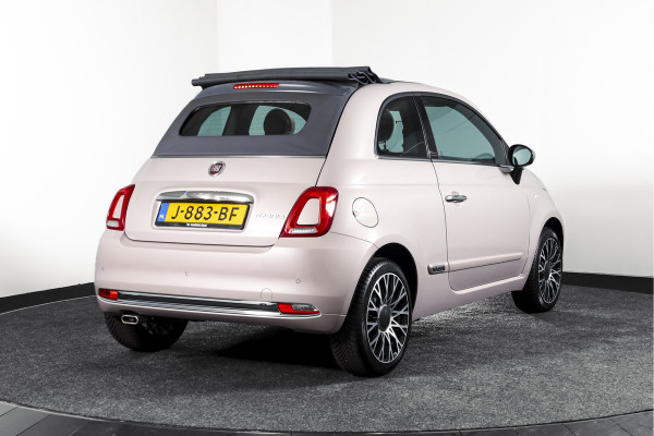 Fiat 500C 1.0 Hybrid Star Org. NL. | Bianco Stella | Cabrio | Cruise | PDC | NAV | ECC | DAB | LM 15" |