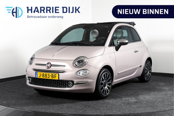 Fiat 500C 1.0 Hybrid Star Org. NL. | Bianco Stella | Cabrio | Cruise | PDC | NAV | ECC | DAB | LM 15" |